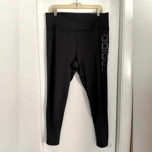 Black High Waisted Adidas Leggings